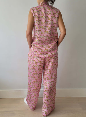 Pink Cheetah Pants
