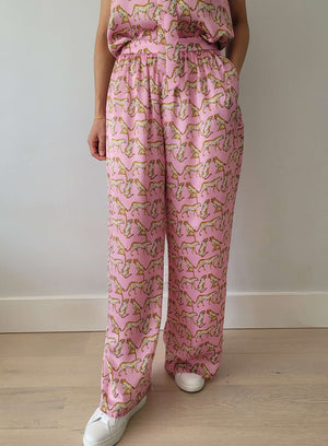 Pink Cheetah Pants
