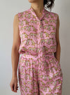 Pink Cheetah Blouse
