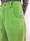 Green Envy Corduroy Pants