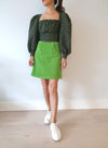 Green Envy Corduroy Skirt