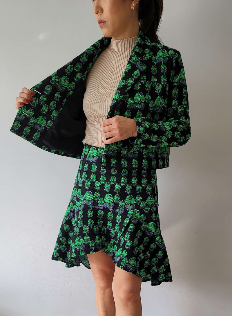 Green Rose Blazer