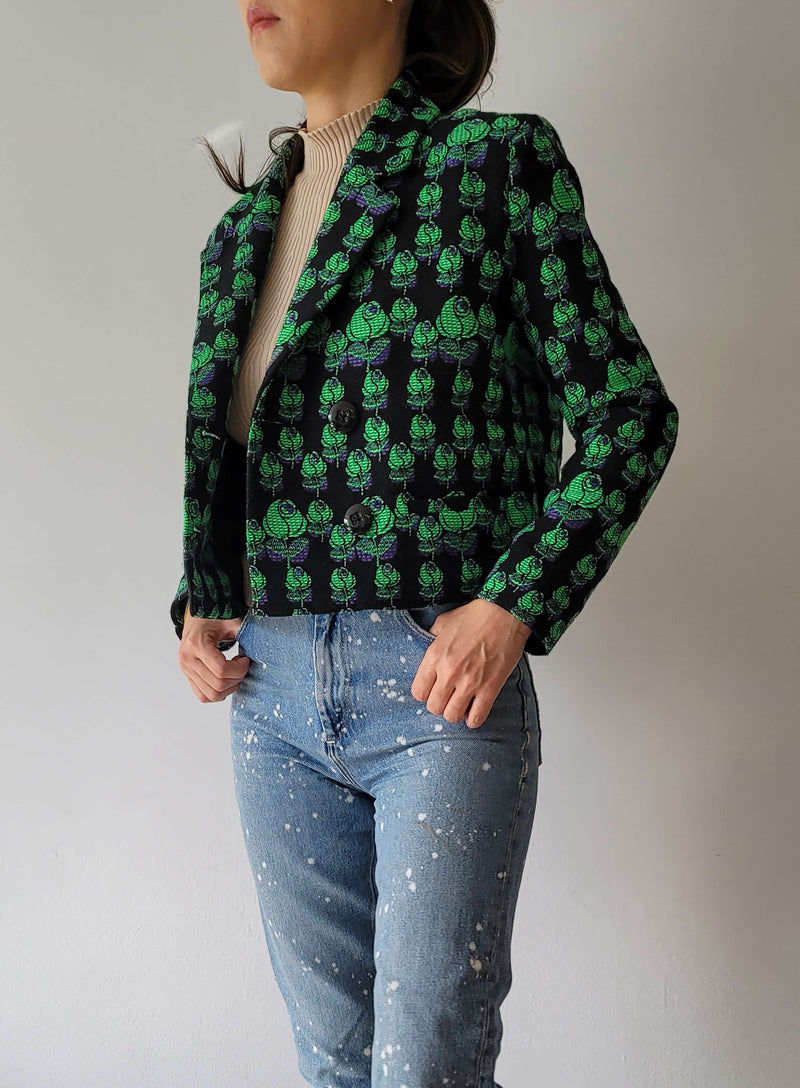 Green Rose Blazer