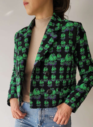Green Rose Blazer