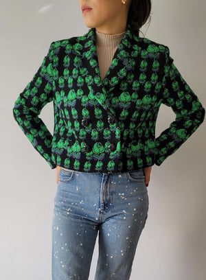 Green Rose Blazer