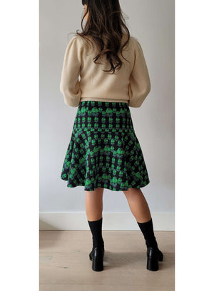 Green Rose Skirt