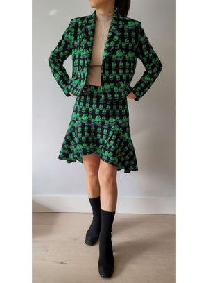 Green Rose Skirt
