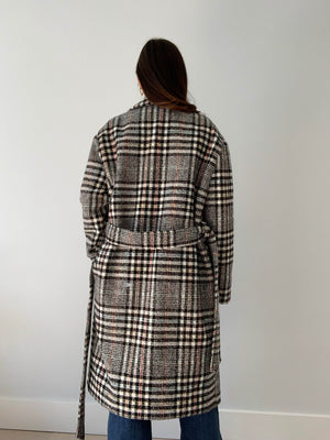 Plaid Oversized Coat