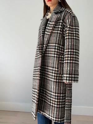 Plaid Oversized Coat