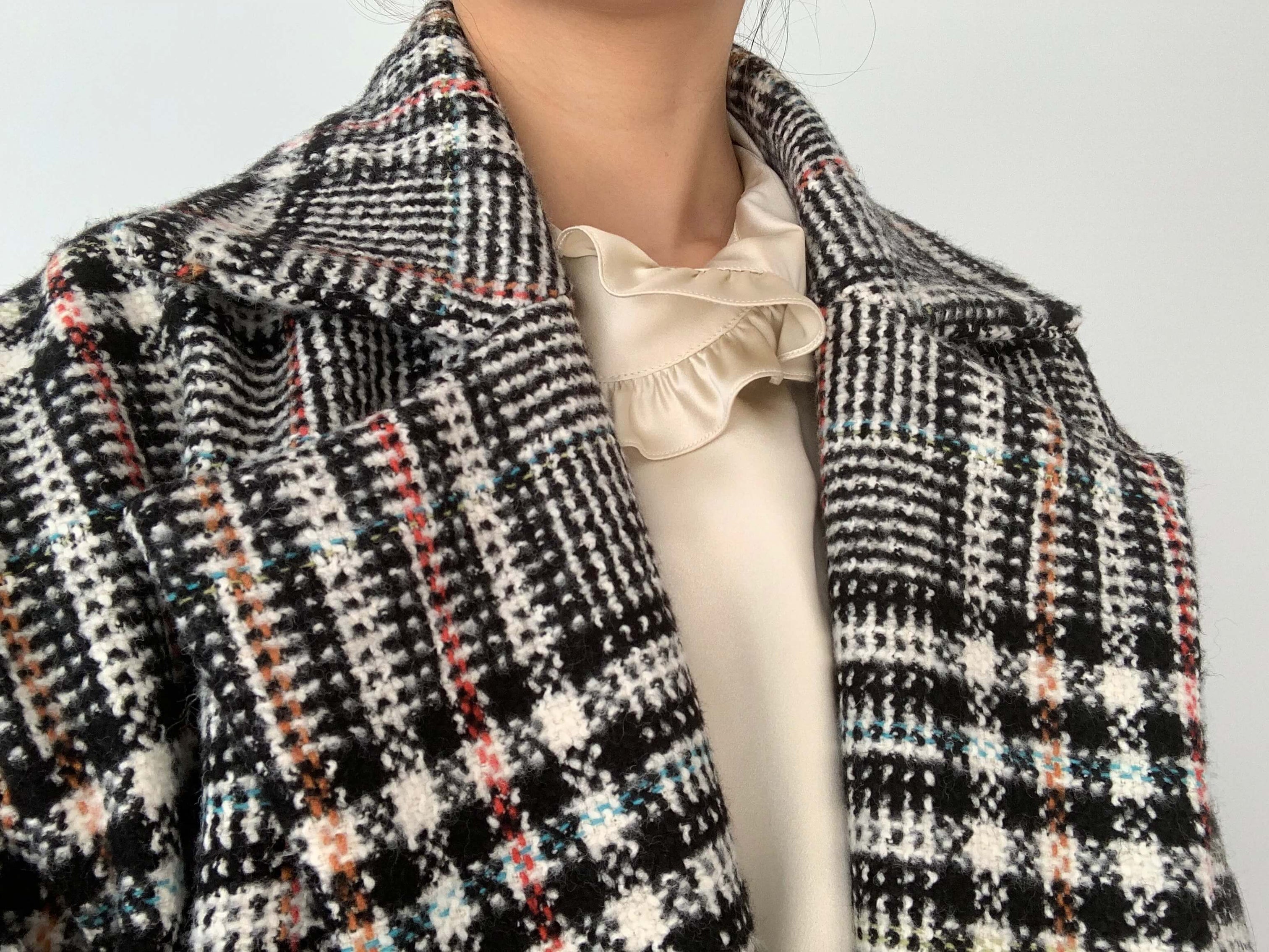 Plaid Oversized Coat – OLIVIA JUN