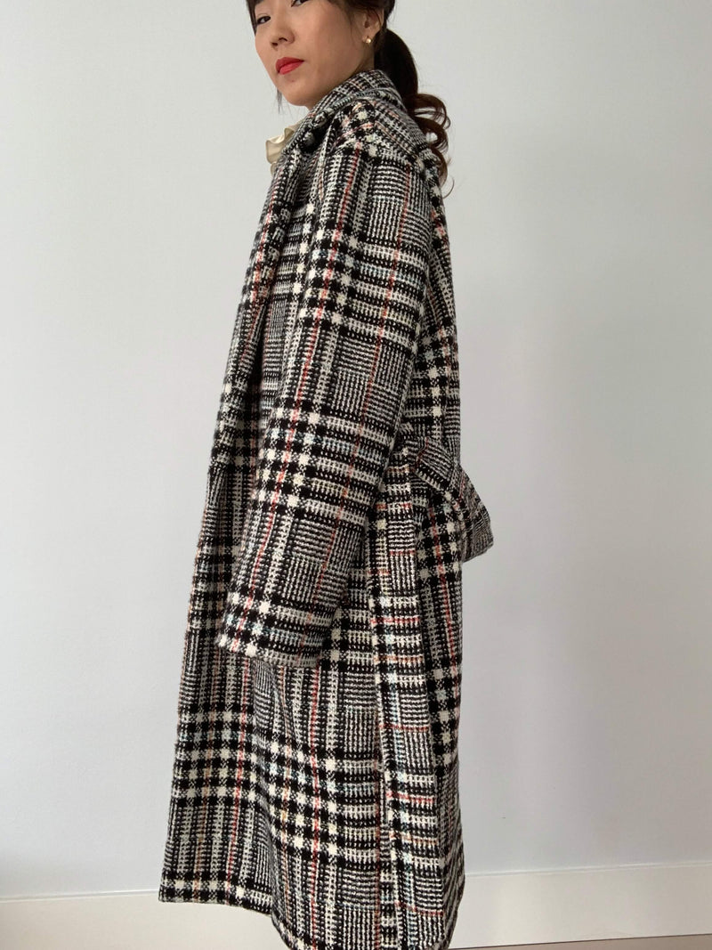 Plaid Oversized Coat